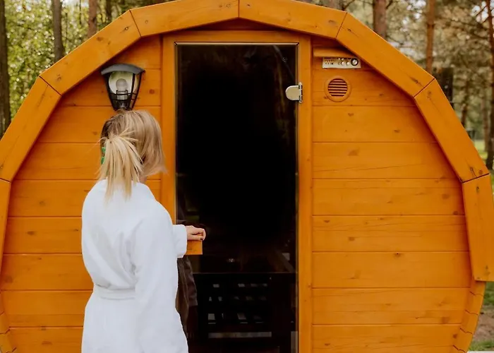 Chatki Na Skraju - Na Wylacznosc Z Sauna Lub Balia Prázdninový dům *